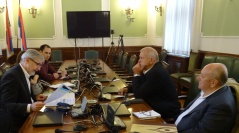 18. октобар 2016. Председник Одбора за људска и мањинска права и равноправност полова у разговору са представницима Одбора за заштиту људских права и хуманитарних делатности Прибој